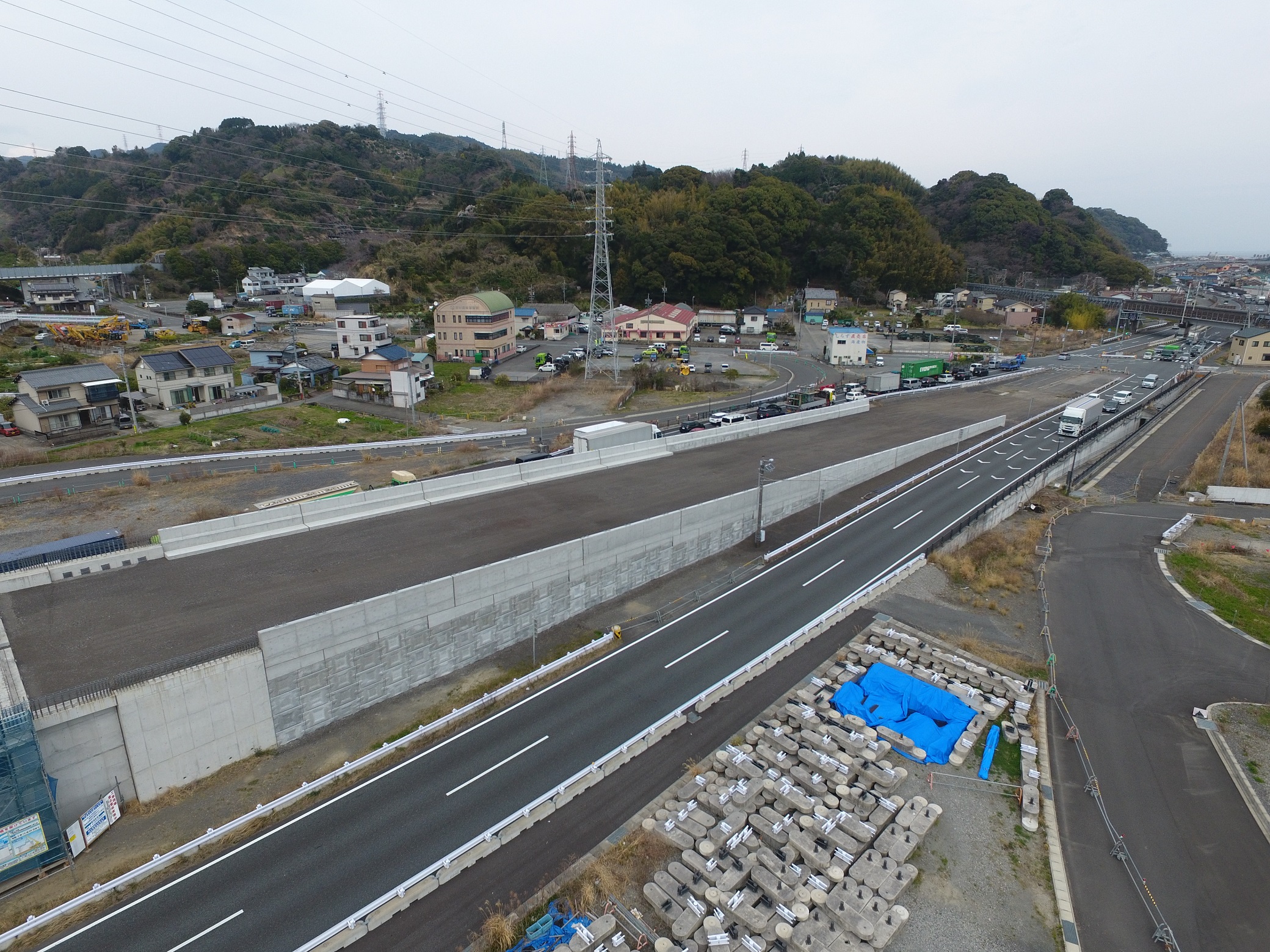 令和3年度　1号清水立体横砂尾羽地区道路建設工事