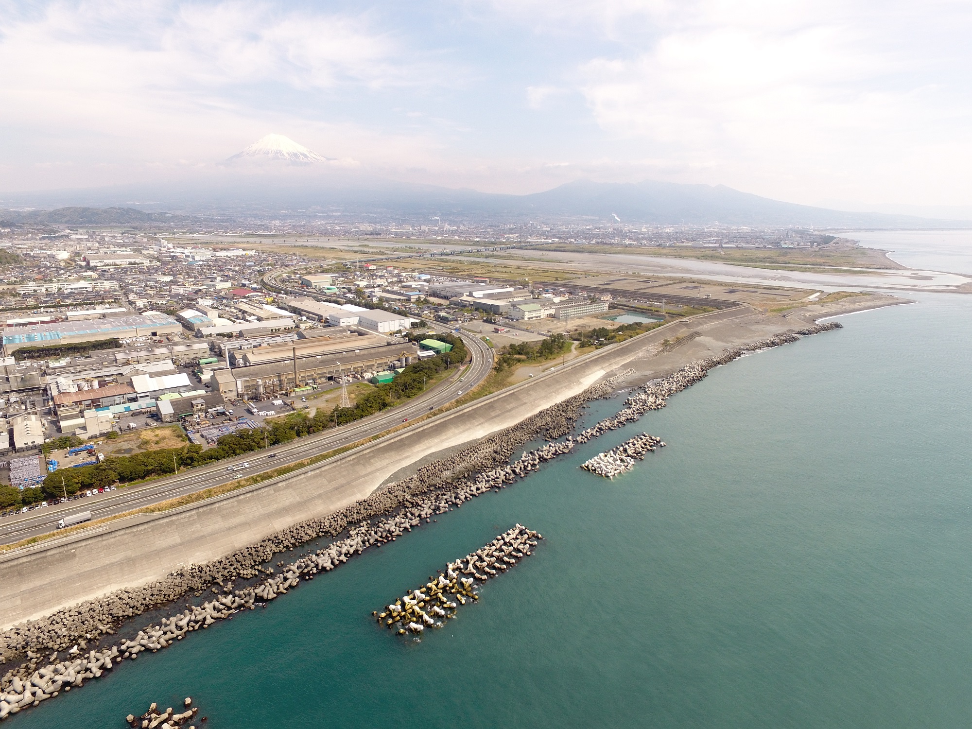 令和元年度　富士海岸蒲原日の出離岸堤工事