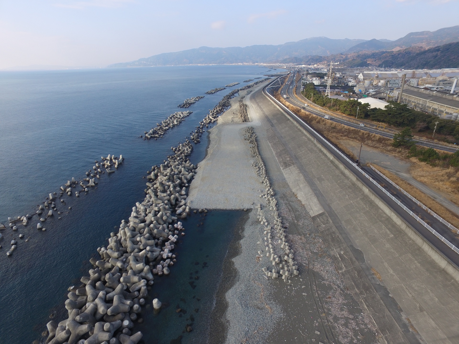 令和４年度　富士海岸蒲原地区保全工事