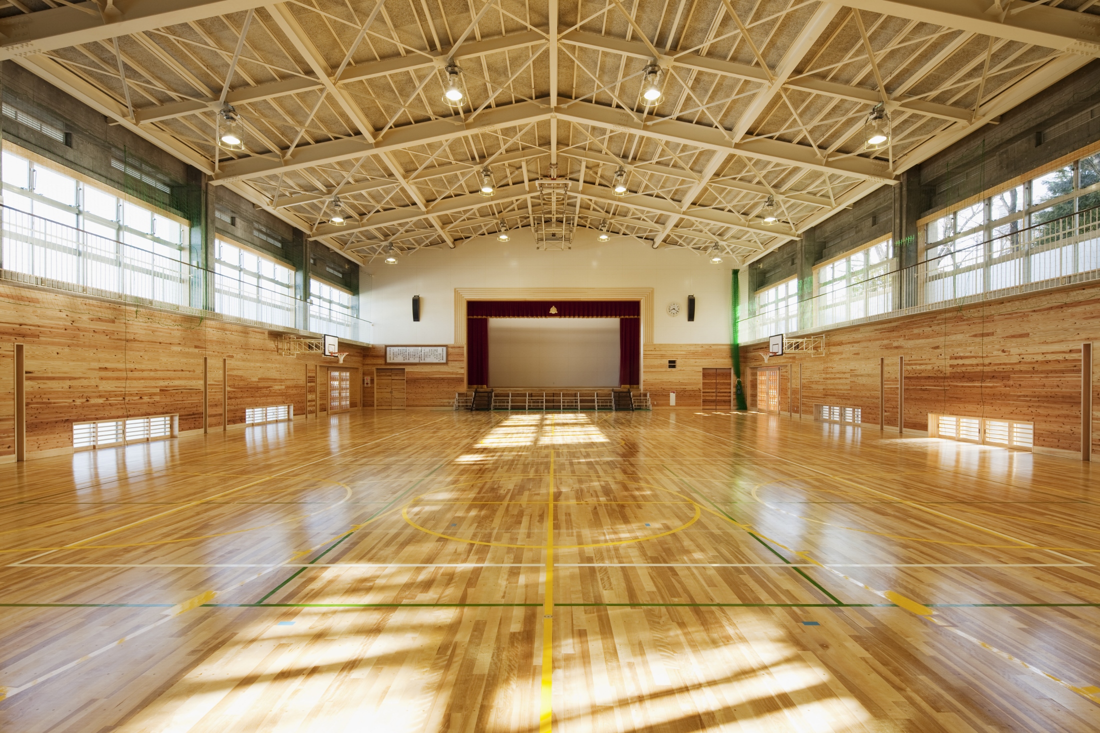 静岡市立清水有度第二小学校　体育館