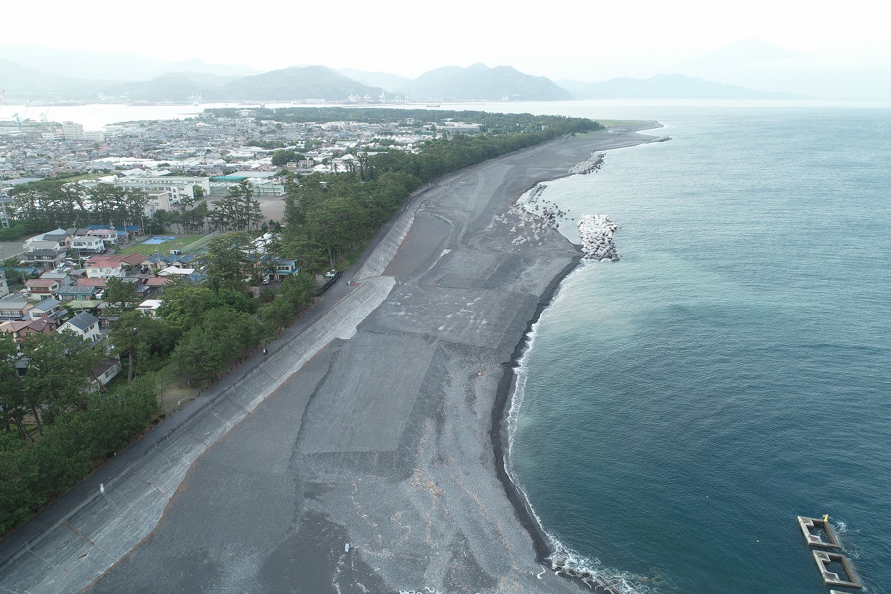 令和2年度　清水西海岸高潮対策工事（養浜第1工区）